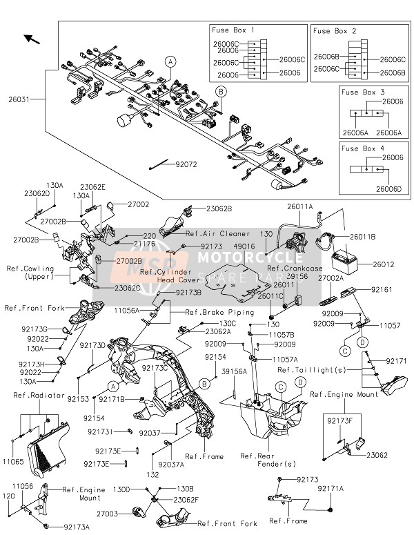 921710864, Clamp, Kawasaki, 0