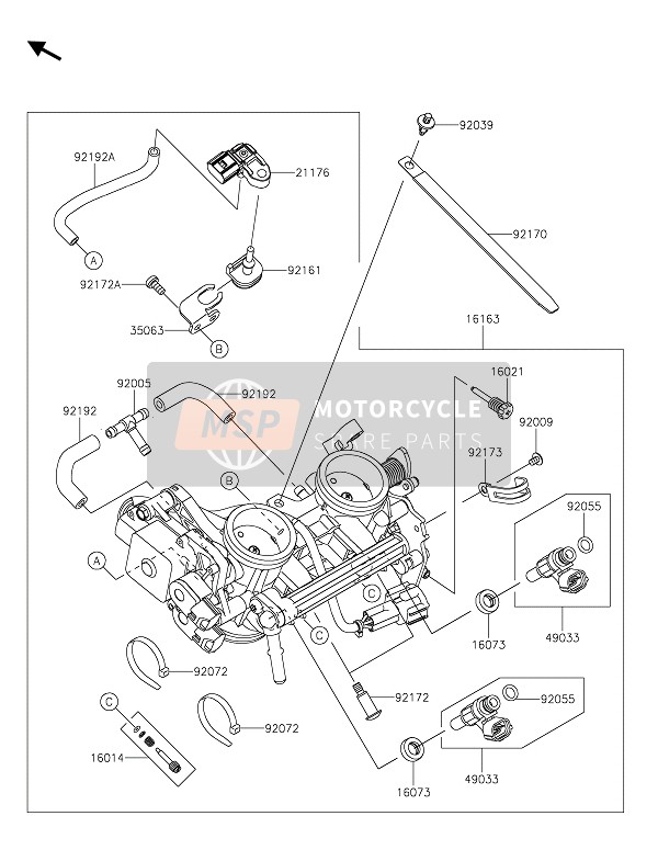 Kawasaki VULCAN S 2021 THROTTLE for a 2021 Kawasaki VULCAN S