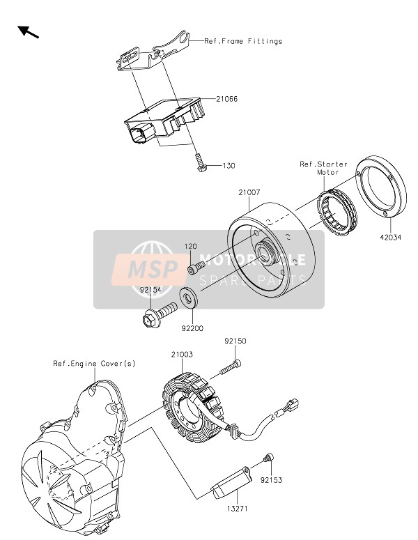 Kawasaki VULCAN S 2021 GENERATOR für ein 2021 Kawasaki VULCAN S