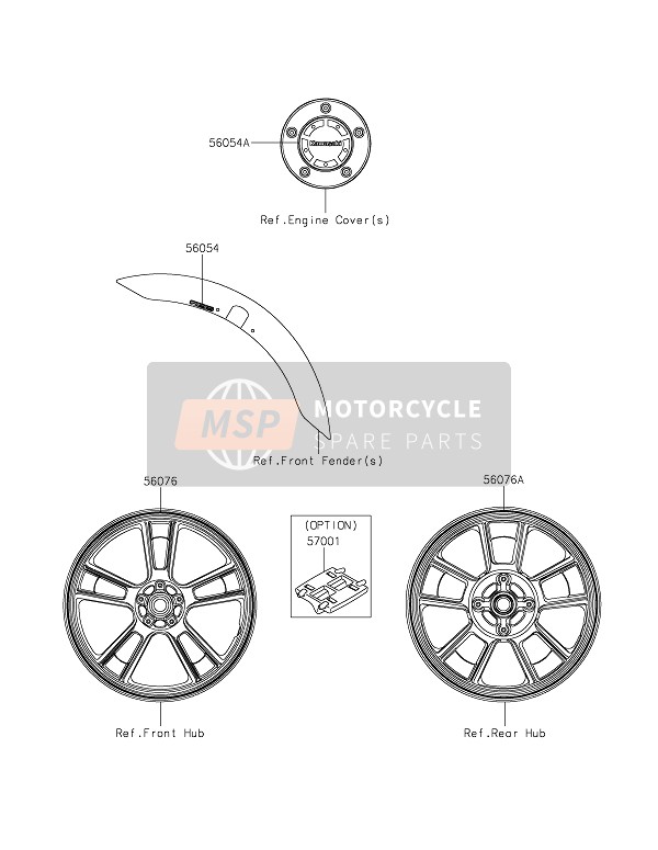 560762169, Pattern,Rr Wheel,Blue,6X1425, Kawasaki, 0