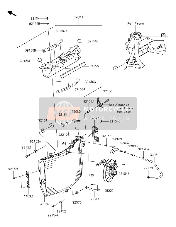 595020629, FAN-ASSY, Kawasaki, 0