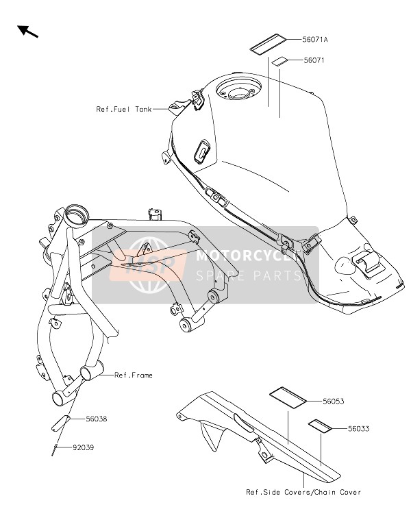 560531747, LABEL-SPECIFICATION, Tire&, Kawasaki, 0