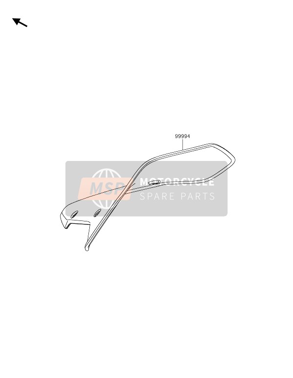 Kawasaki Z H2 2021 Accesorio (Cubierta del medidor) para un 2021 Kawasaki Z H2