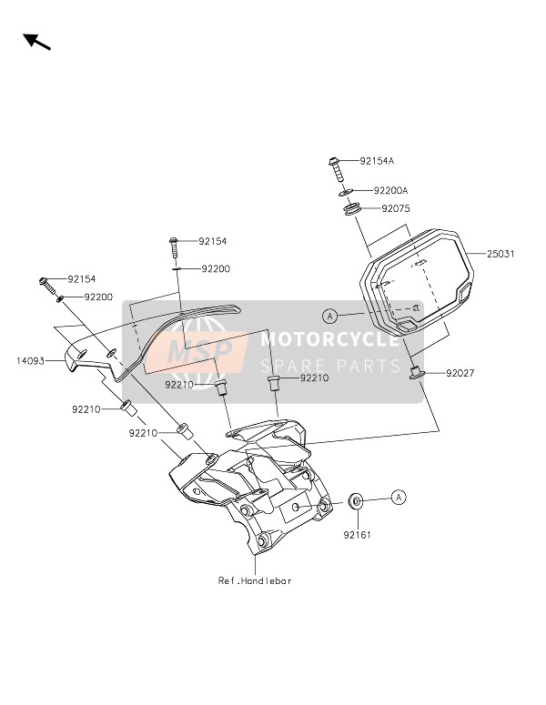 Kawasaki Z H2 SE 2021 MESSGERÄT(E) für ein 2021 Kawasaki Z H2 SE