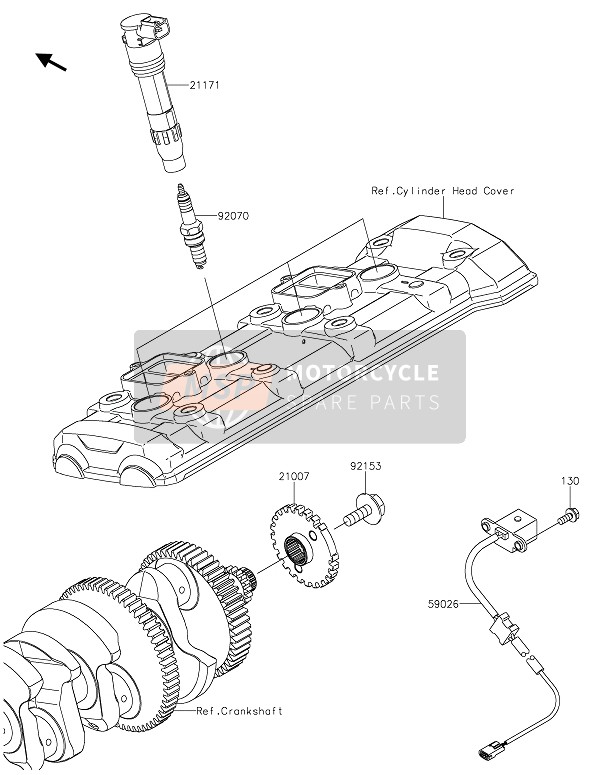 Kawasaki Z900RS 2021 ZÜNDANLAGE für ein 2021 Kawasaki Z900RS