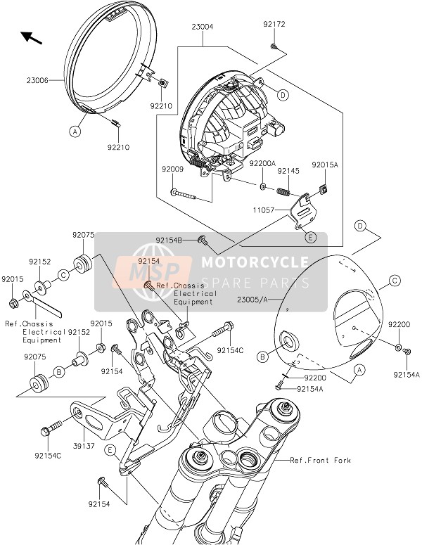 Kawasaki Z900RS 2021 Phare(S) pour un 2021 Kawasaki Z900RS