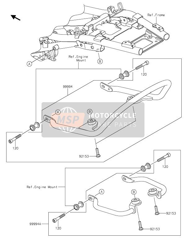 Kawasaki Z900RS 2021 Accessorio (Grip) per un 2021 Kawasaki Z900RS