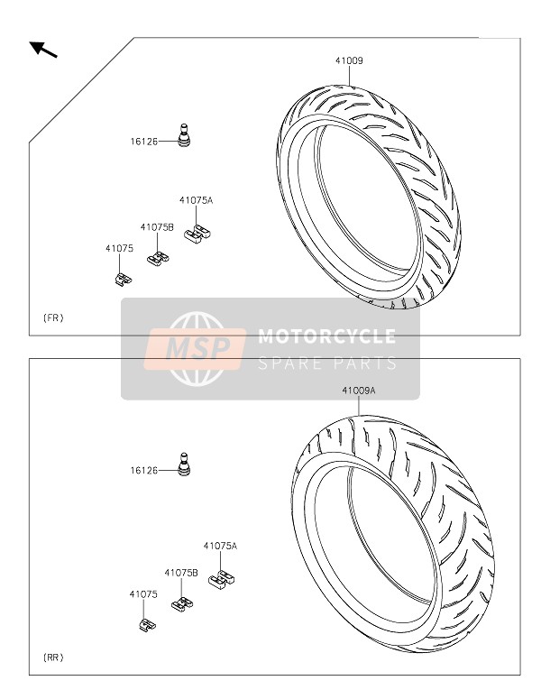 Kawasaki Z900RS CAFE 2021 Llantas para un 2021 Kawasaki Z900RS CAFE