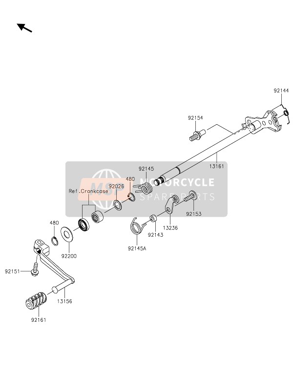 GEAR CHANGE MECHANISM