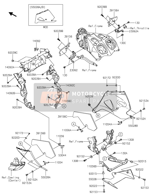 55028047417K, Kuipdeel, Kawasaki, 0