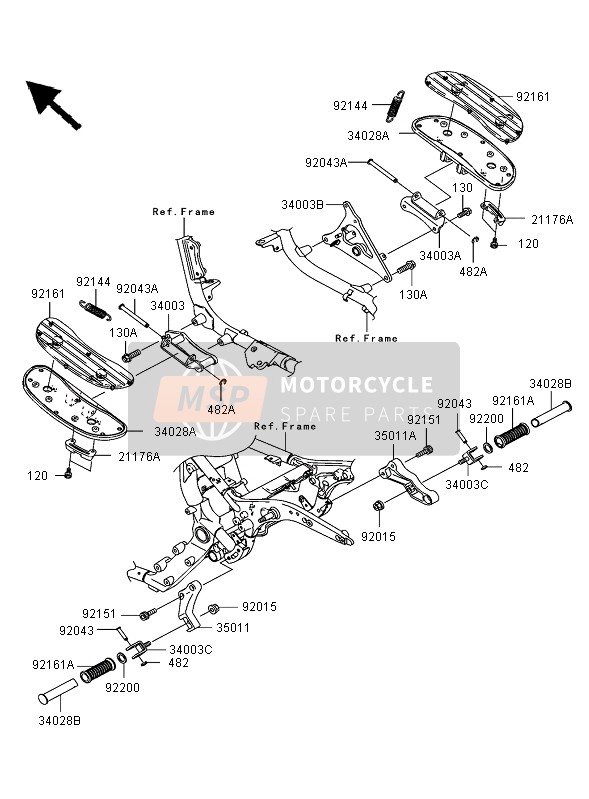 340280017, Step,Rr, Kawasaki, 4