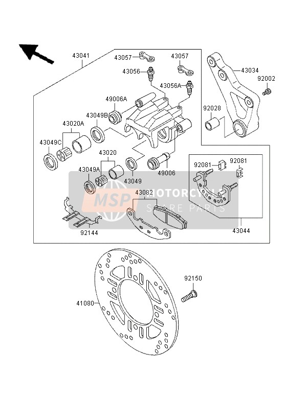 430821189, PAD-ASSY-BRAKE, Kawasaki, 0