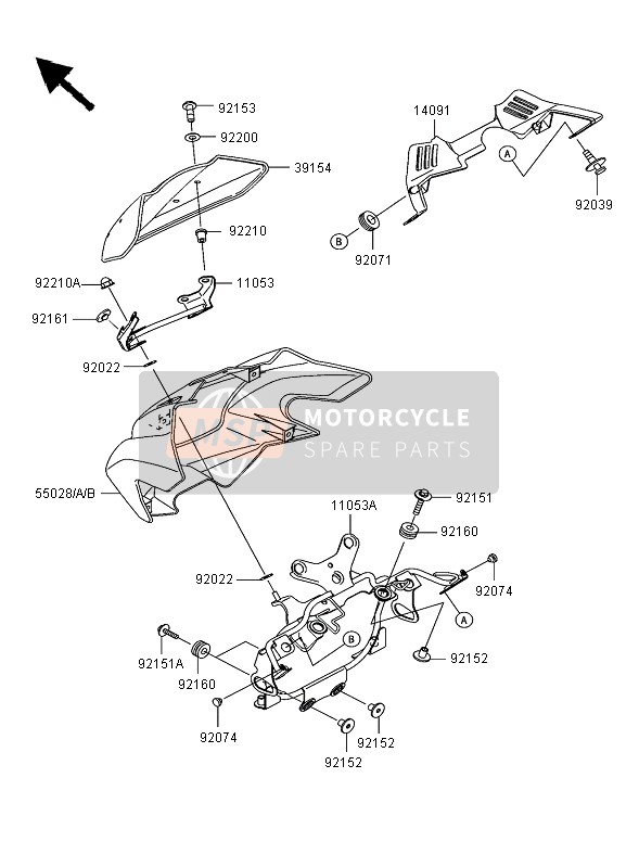 Kawasaki Z1000 2005 Carenatura per un 2005 Kawasaki Z1000 Kawasaki Z1000 2005 Carenatura per un 2005 Kawasaki Z1000