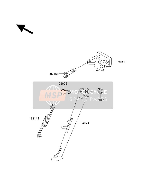 Kawasaki NINJA ZX-9R 1997 Supporter pour un 1997 Kawasaki NINJA ZX-9R