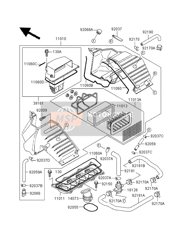 920591758, Tube,7X12X433,Yellow, Kawasaki, 1