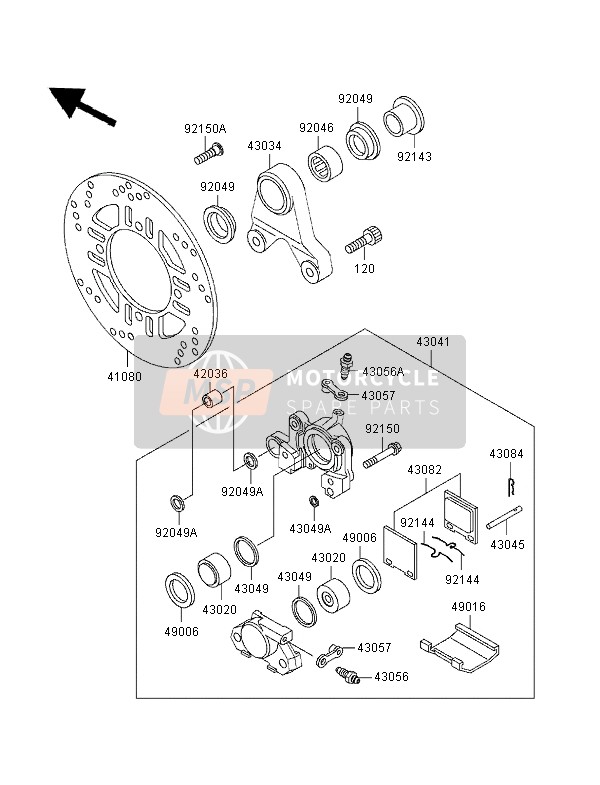 BREMSE HINTEN