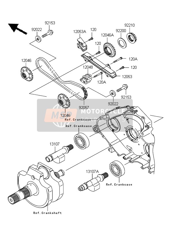 Kawasaki VN2000 2004 Balancer for a 2004 Kawasaki VN2000