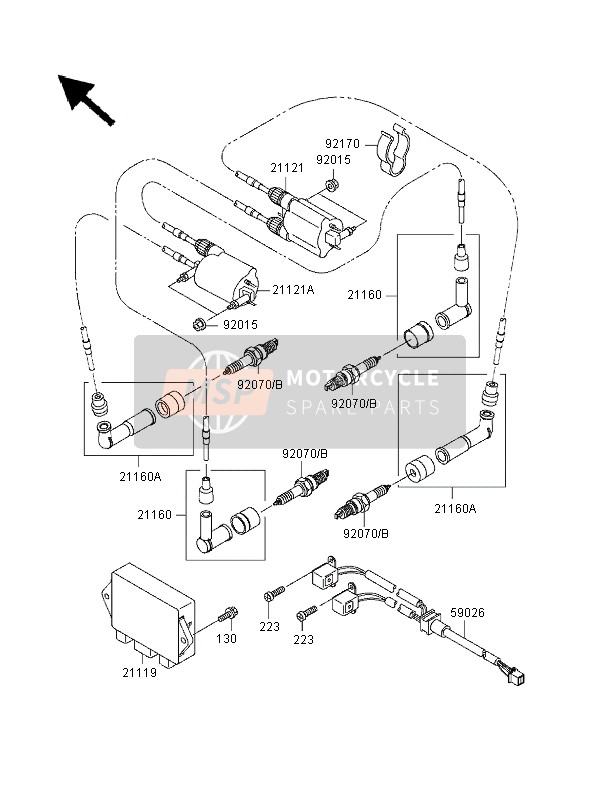 DPR6EA9, Ngk SPARK-PLUG DPR6EA-9 Kawasa, Kawasaki, 1