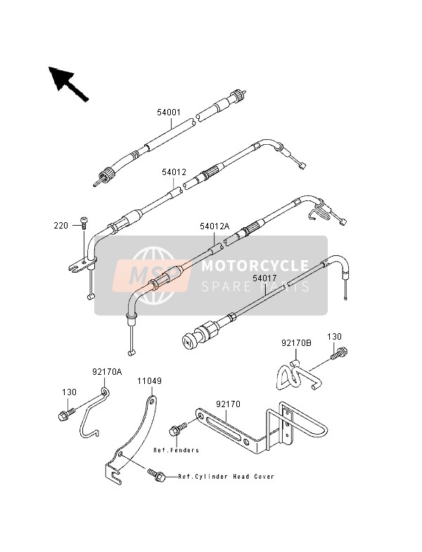 921701729, Clamp,Cable, Kawasaki, 0