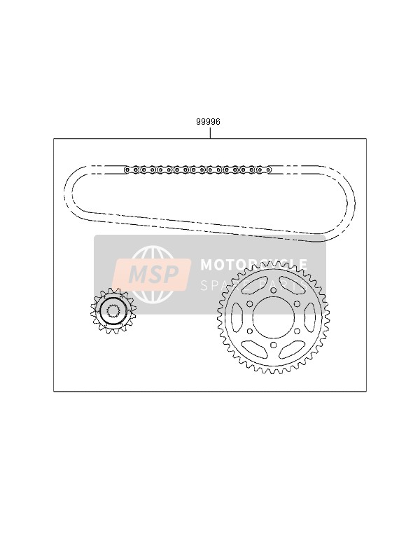 Kawasaki NINJA ZX-6R 1998 Chain Kit for a 1998 Kawasaki NINJA ZX-6R