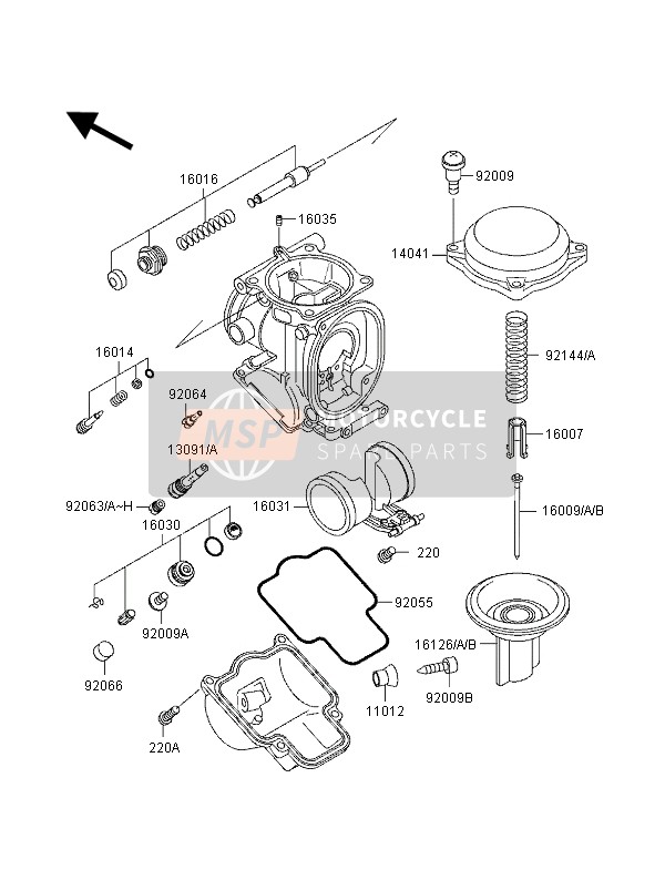 Pièces de carburateur