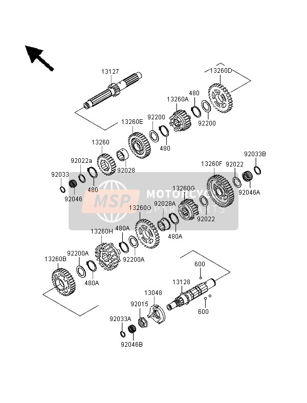 Trasmissione (VNT50AE077438)