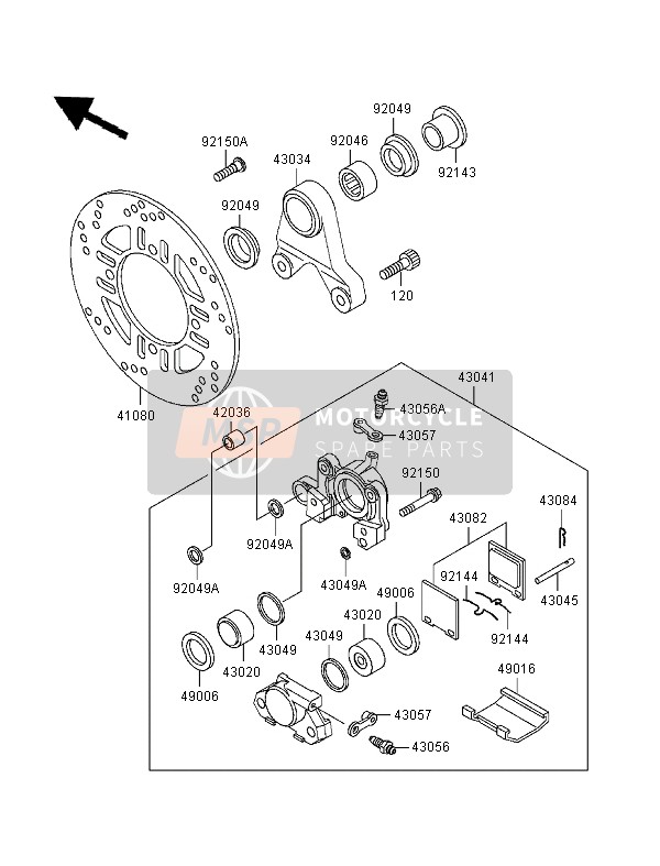 BREMSE HINTEN