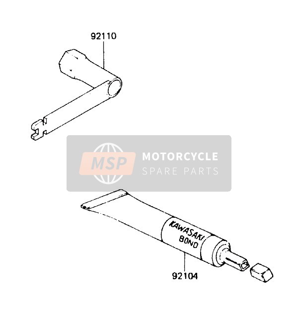 Kawasaki KDX200 1985 Tool for a 1985 Kawasaki KDX200