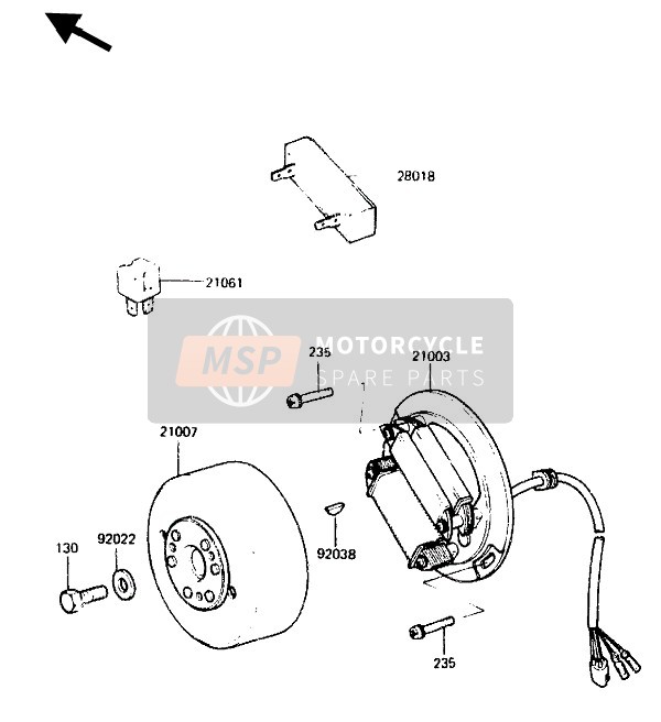 210611003, Rectifier, Kawasaki, 0