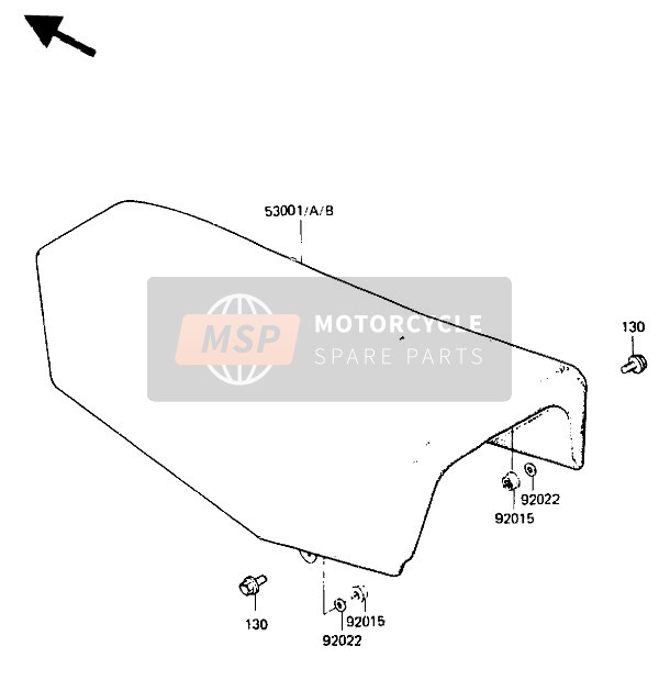 130BA0635, BOLT-FLANGED,6X35, Kawasaki, 3