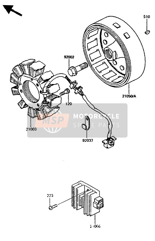 21126008, Clamp,Wiring Harness, Kawasaki, 0