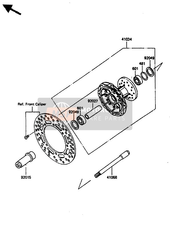 920331040, RING-SNAP, 40mm, Kawasaki, 2