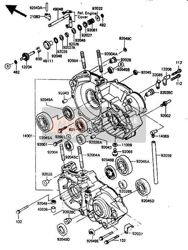 920431258, Pin, 4X32, Kawasaki, 0