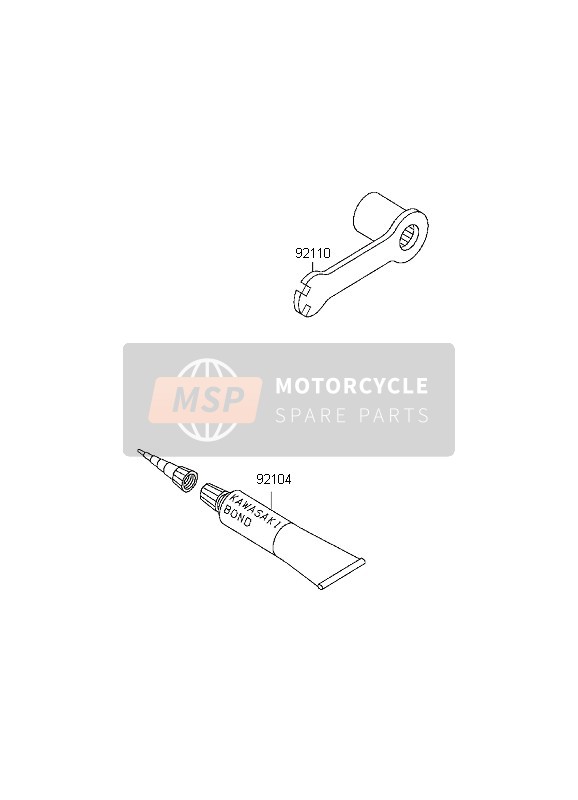 Kawasaki KDX200 1998 Outils des propriétaires pour un 1998 Kawasaki KDX200