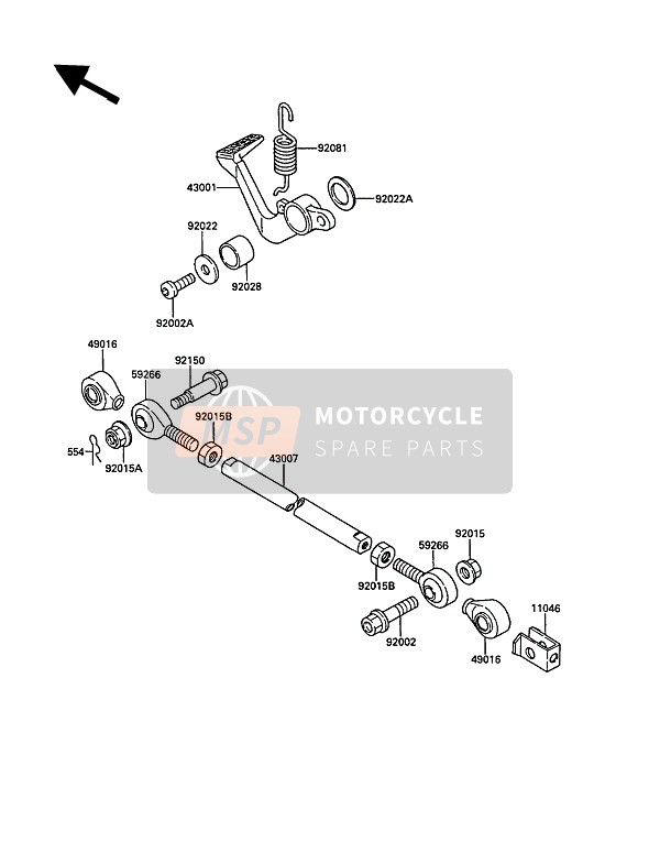 920021588, Bolt,8X14, Kawasaki, 1