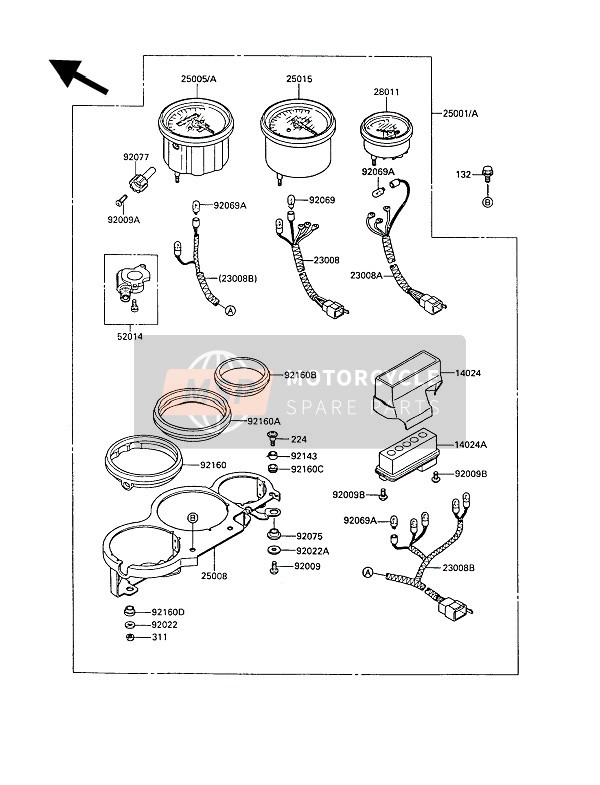 311AB0400, BOULON-HEX, Kawasaki, 1