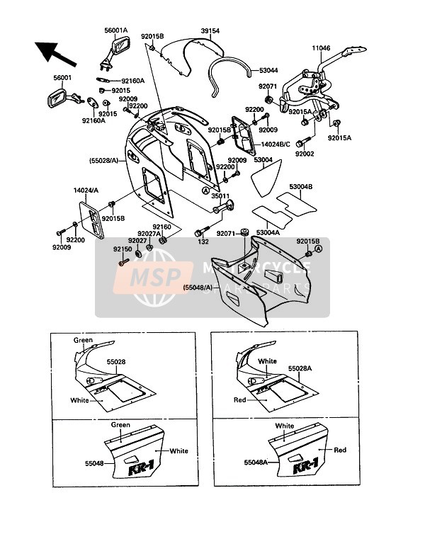 922001011, Washer,Nylon,5.2X12X1, Kawasaki, 1