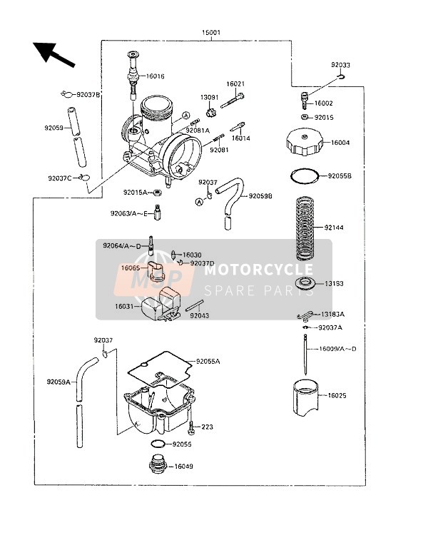 160251143, VALVE-THROTTLE,CA6.0, Kawasaki, 0