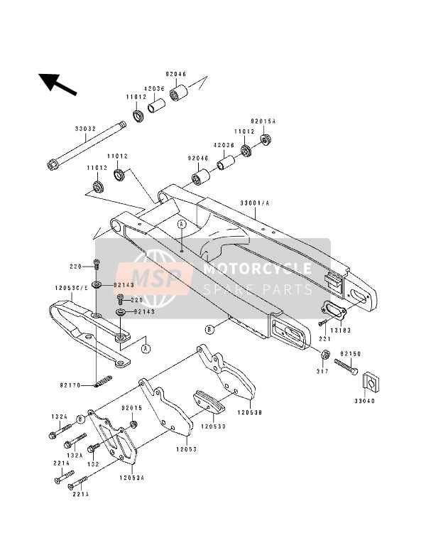 120531278, GUIDE-CHAIN,Drive,Fr, Kawasaki, 0