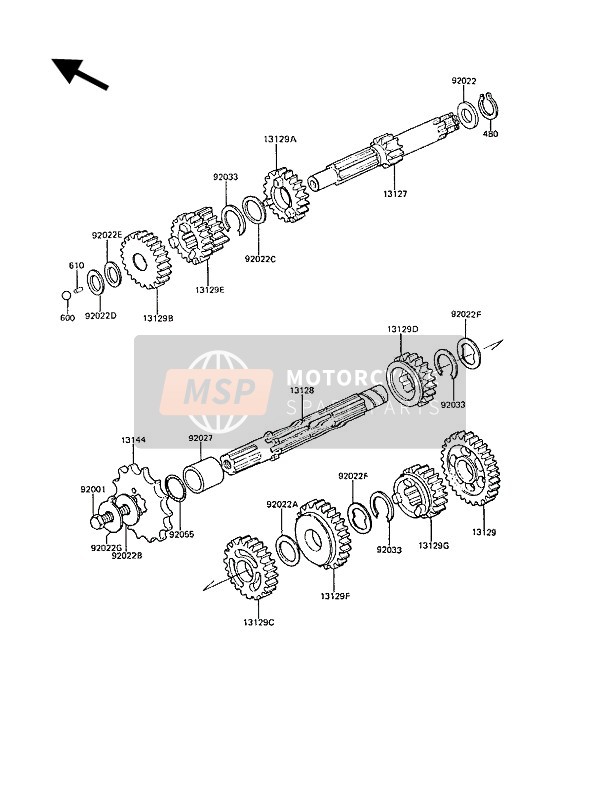 92024030, Washer, Toothed, 18.5X23X1.2, Kawasaki, 0