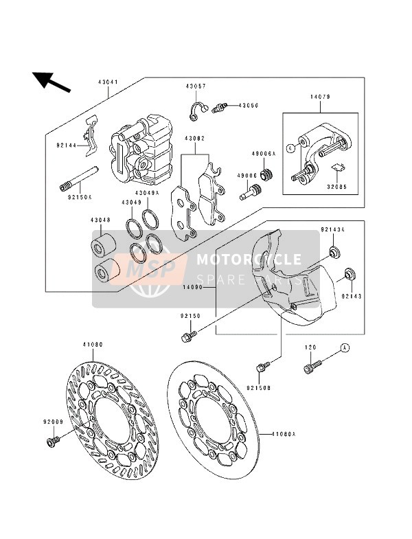 921501144, Bolt, Kawasaki, 2