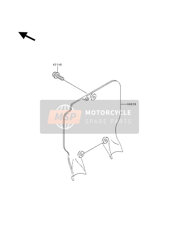 Kawasaki KX125 1993 Accessory for a 1993 Kawasaki KX125