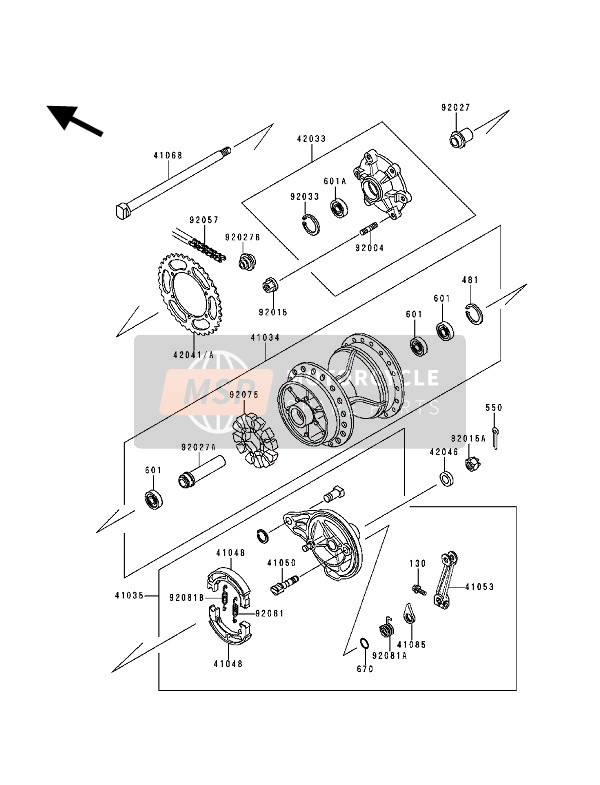 410351289, PANEL-ASSY-BRAKE,Rr, Kawasaki, 1