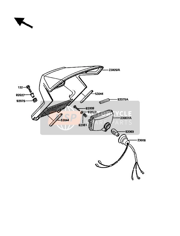 230071180, LENS-COMP, Head Lamp, Kawasaki, 0