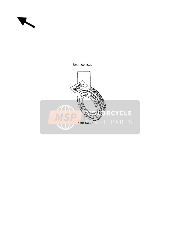 Kawasaki KX100 1990 Partes opcionales para un 1990 Kawasaki KX100