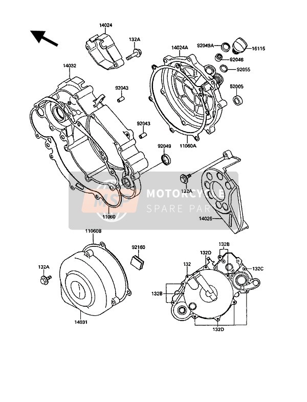 Couvert de moteur