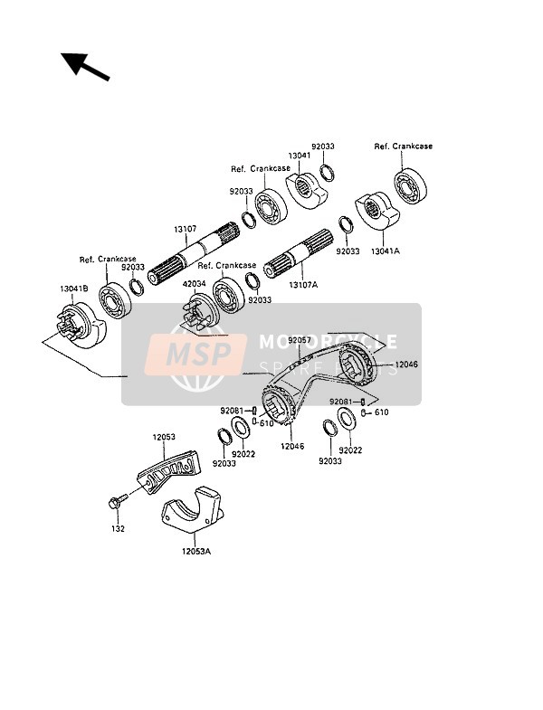 Kawasaki KLR250 1992 Balancer for a 1992 Kawasaki KLR250