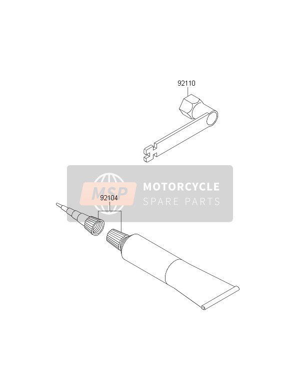 Kawasaki KX85-LW 2015 Owners Tools for a 2015 Kawasaki KX85-LW