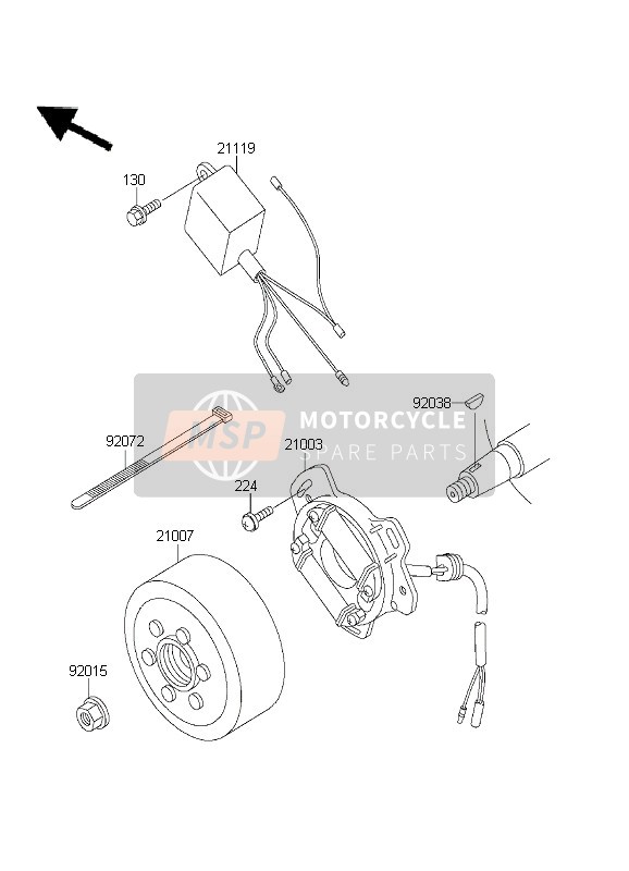 211191485, Igniter, Kawasaki, 0