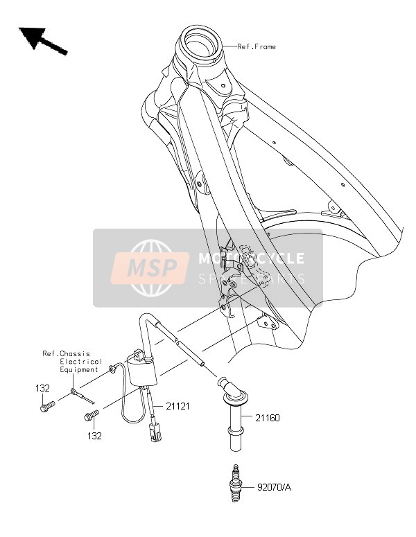 Kawasaki KX450F 2015 Ignition System for a 2015 Kawasaki KX450F